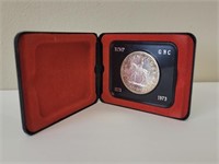 CANADIAN 1973 SILVER RCMP DOLLAR IN CASE