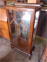 Queen Anne Mahogany Display Cabinet