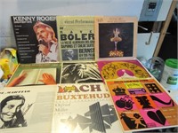 LOT OF 9 ASSORTED  VINTAGE RECORDS