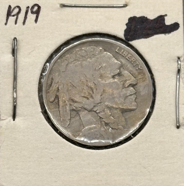 1919 Buffalo Indian Head Nickel