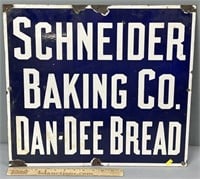 Schneider Baking Dan-Dee Bread Porcelain Sign