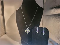Sterling (925) Necklace/earrings set