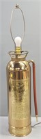 Elkhart Brass Fire Extinguisher Lamp