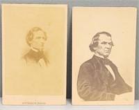 Jefferson Davis & Andrew Johnson CDV Photos
