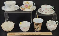Porcelain Cups & Saucers incl Shelley & Willets
