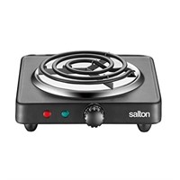 Salton Single Coil Portable Electric Cooktop with