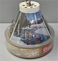 Coors Light Advertising Hanging Light Lamp