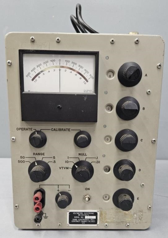 Voltmeter Electronic Instrument