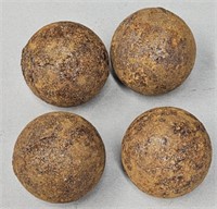 4 Iron Cannon Balls