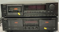 Denon DRM-710 & DRW-750 Stereo Cassette Deck Lot