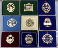 White House Christmas Ornaments Lot Collection