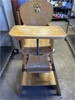 Vintage Oak Hills High Chair.