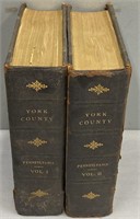 2 Antiquarian Books York County History 1907