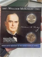 HOOVER AND MC KINLEY PRESIDENTIAL COINS