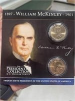 NIXON AND MC KINLEY PRESIDENTIAL COINS