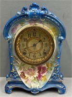 Ansonia Clock Royal Bonn China Case LA CRUZ