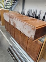 WOOD TOP AND BOTTOM CABINET- OFFSITE