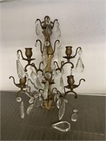 Brass Wall Sconce Candle Holder