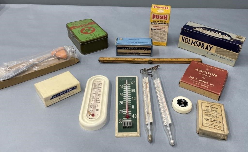 Thermometers & Old Medical Stock