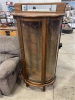 CURVED GLASS CHINA CABINET