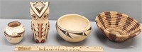 Native American Pottery & Basket Collection