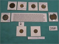 (8) Piece Lot of Tokens and Exonumia…See all phots