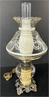 Marigold Luster Hurricane Lamp