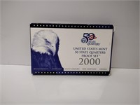2000 US Mint 50 State Quarters Proof Set