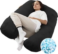 Pillow,UShaped Pregnancy Pillows w Removable Cover
