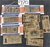 Repo Colonial Revolutionary Confederate Money