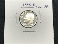 1993S Silver Proof Roosevelt Dime