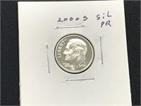 2000S Silver Proof Roosevelt Dime