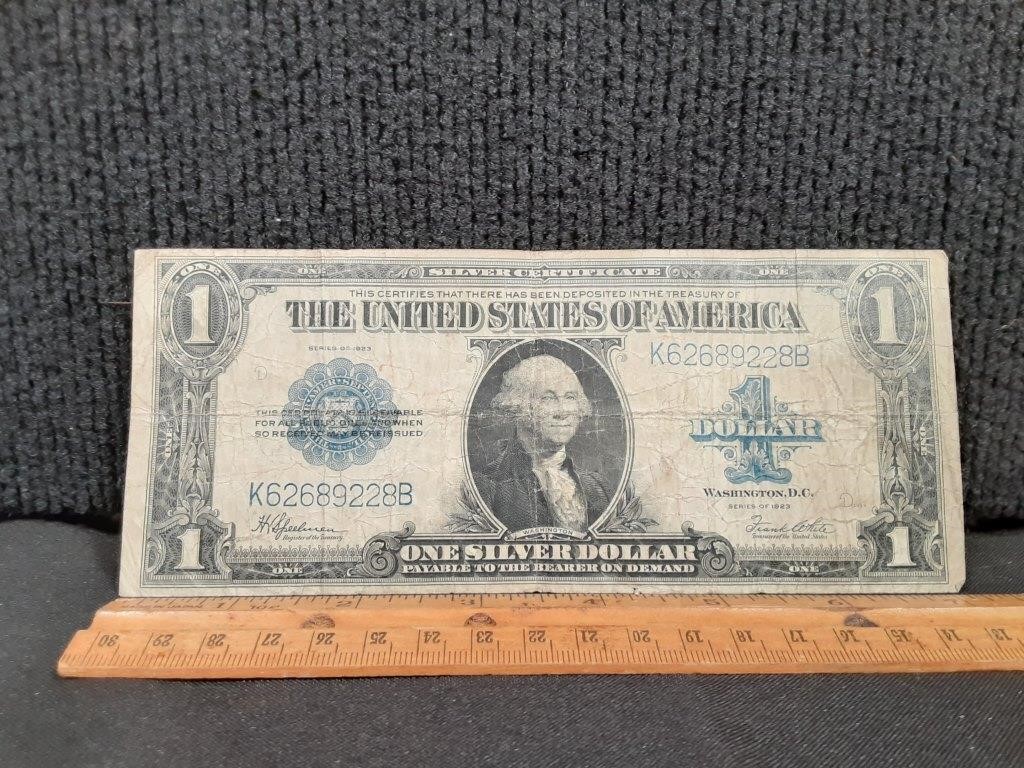 1923 $1 "Horse Blanket" Silver Certificate