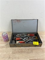 Tools and metal tool box