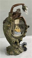 Mirror Vanity Figural Composition Lamp
