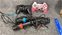 2 Controllers and 2 Microphones