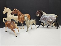 Lot of Toy Horses 4 Breyer Horses +