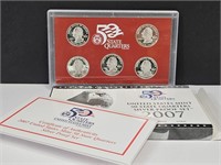 2007 silver US State Quarter Coin Set