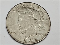 1935 Silver Peace Dollar Coin