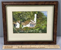 "Exmoor Cottage" Acrylic Painting on Board
