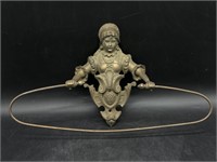 VTG Brass French Provincial Woman Towel Holder