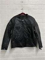 Hot Leathers Leather Motorcycle Jacket (XL)