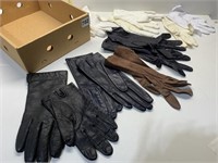 NEW BLACK GLOVES BY NORDSTROM AND OTHER USED