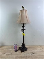 Table lamp with bird