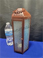 Metal & Glass Candle Lantern