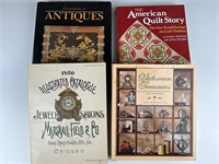 Collector books Quilts Victorian antiques more