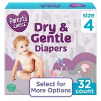 Dry & Gentle Diapers - Choose Size & Count