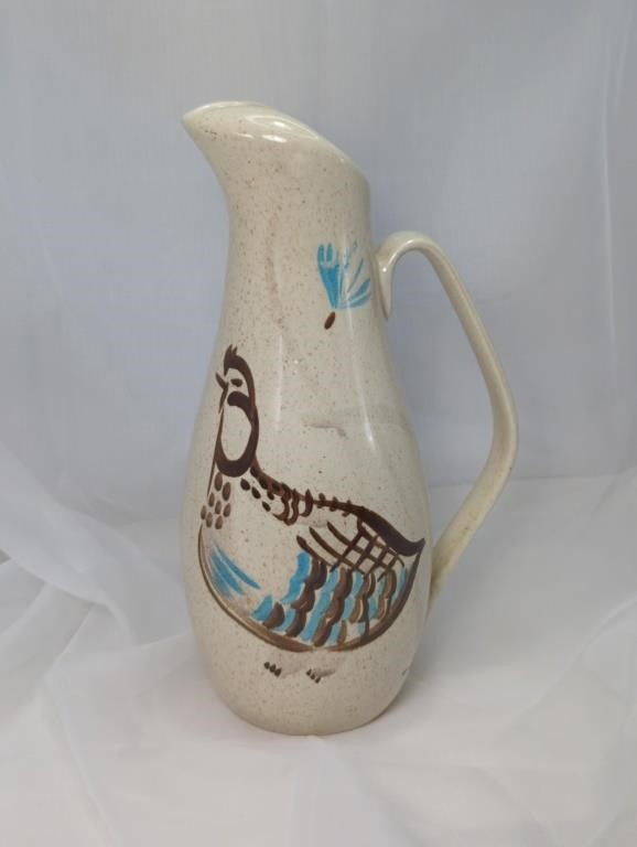 1950's Red Wing Pottery BOB WHITE Hand Painted