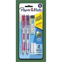 Paper Mate HB #2 Pencils  Pink/Purple  2ct