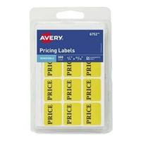 Avery Labels Yellow  3/4x15/16  300pcs